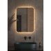 Зеркало Defesto Opti 50x70 с подсветкой 21W-3000К/ИК - выключатель/Теплый белый свет