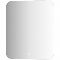 Зеркало Defesto Opti 60x70 с подсветкой 23W-3000К/Сенсорный выключатель/Теплый белый свет