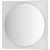 Зеркало Defesto Eclipce 80х80 с подсветкой 18W-3000К/в багетной раме/Без выключателя/Теплый белый свет/Белая рама