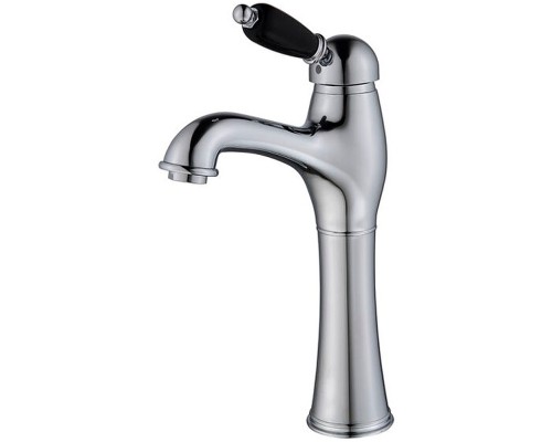 Смеситель для раковины Caprigo Adria-Uno Black Edition 02B-525-crm Хром