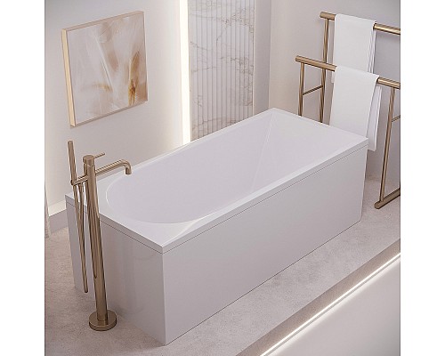 Акриловая ванна Corpa Nera Francesca 170x75 CN05017WH без гидромассажа