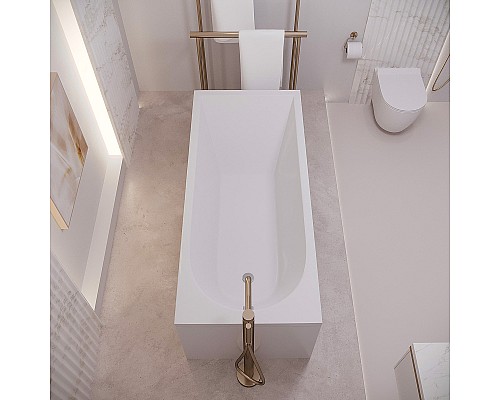 Акриловая ванна Corpa Nera Francesca 170x75 CN05017WH без гидромассажа