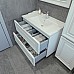 Тумба под раковину Caprigo Ponza 90 13523-В231 подвесная Белая матовая