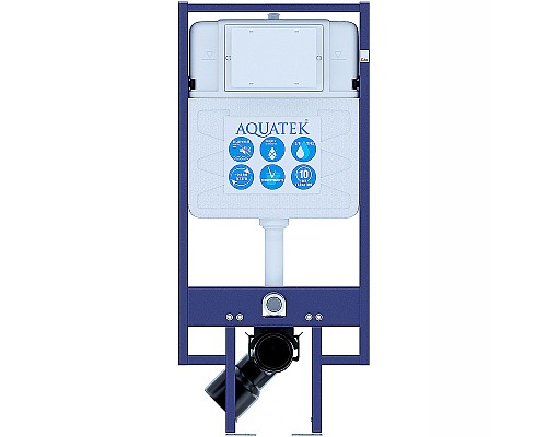 Инсталляция Aquatek INS-0000020 для унитаза без клавиши смыва