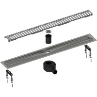 Душевой лоток Timo Drain System 90 DS230109/00 с решеткой Хром