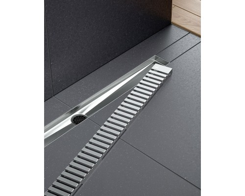 Душевой лоток Timo Drain System 90 DS230109/00 с решеткой Хром