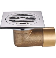 Душевой трап Raglo 100x100 с решеткой Хром