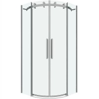 Душевой уголок Grossman Classic 100х100 профиль Хром стекло прозрачное