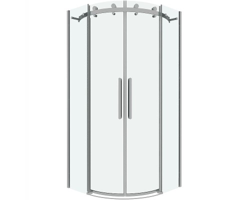 Душевой уголок Grossman Classic 100х100 301.K33.04.1010.10.00 профиль Хром стекло прозрачное