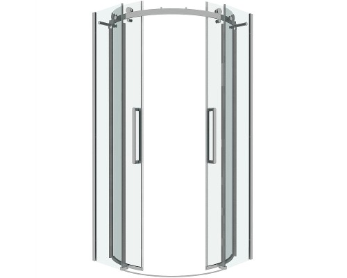 Душевой уголок Grossman Classic 100х100 301.K33.04.1010.10.00 профиль Хром стекло прозрачное
