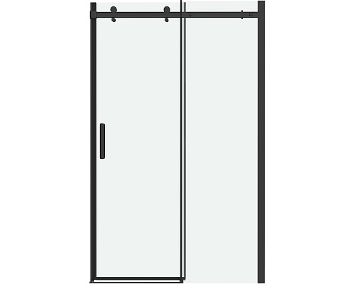 Душевая дверь Grossman Classic 100 100.K33.04.100.21.00 профиль Черный матовый стекло прозрачное