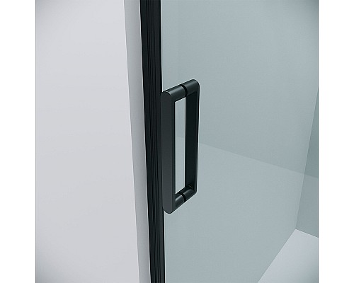 Душевая дверь Grossman Classic 100 100.K33.04.100.21.00 профиль Черный матовый стекло прозрачное