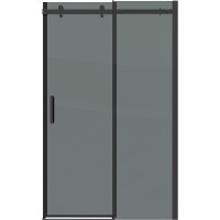 Душевая дверь Grossman Classic 110 100.K33.04.110.21.10 профиль Черный матовый стекло тонированное