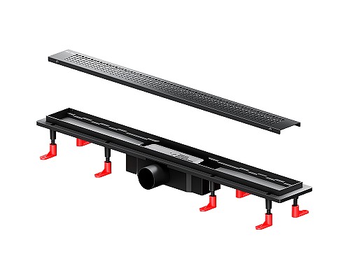 Душевой лоток AM.PM PrimeFlow 70 W02SC-P11-070-01BM с Черной матовой решеткой Cut Gradient