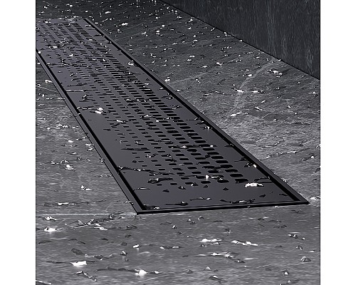 Душевой лоток AM.PM PrimeFlow 70 W02SC-P11-070-01BM с Черной матовой решеткой Cut Gradient