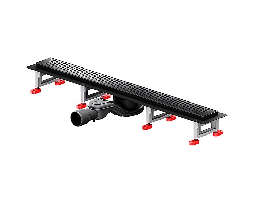 Душевой лоток AM.PM MasterFlow 70 W01SC-P11-070-01BM с Черной матовой решеткой Cut Gradient