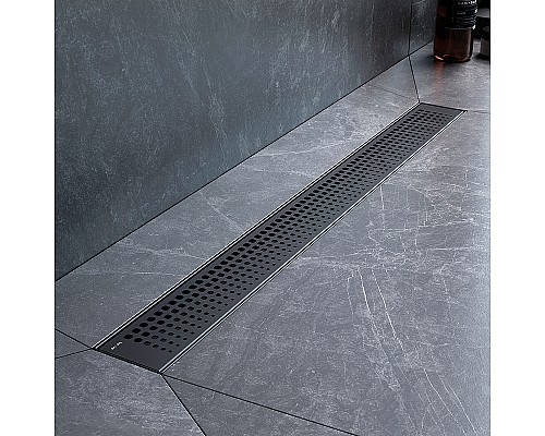 Душевой лоток AM.PM MasterFlow 70 W01SC-P11-070-01BM с Черной матовой решеткой Cut Gradient