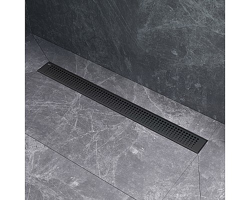 Душевой лоток AM.PM MasterFlow 70 W01SC-P11-070-01BM с Черной матовой решеткой Cut Gradient