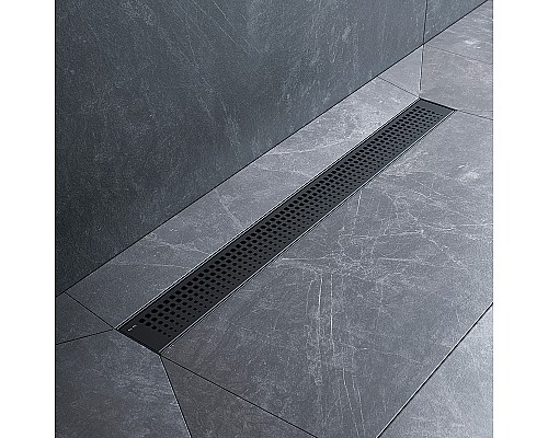 Душевой лоток AM.PM MasterFlow 70 W01SC-P11-070-01BM с Черной матовой решеткой Cut Gradient