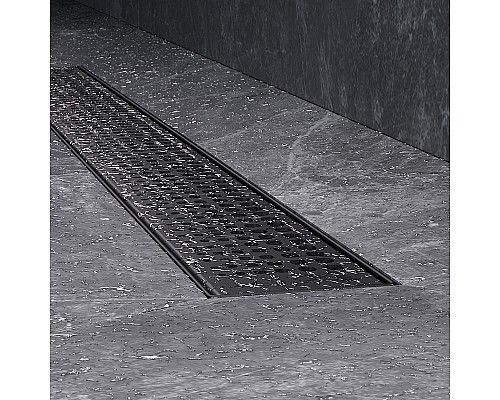 Душевой лоток AM.PM MasterFlow 70 W01SC-P11-070-01BM с Черной матовой решеткой Cut Gradient