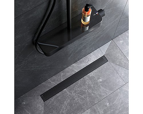 Душевой лоток AM.PM MasterFlow 70 W01SC-P11-070-01BM с Черной матовой решеткой Cut Gradient