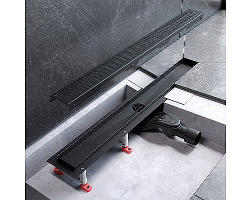 Душевой лоток AM.PM MasterFlow 70 W01SC-P11-070-01BM с Черной матовой решеткой Cut Gradient