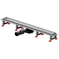 Душевой лоток AM.PM MasterFlow 80 W01SC-U11-080-04SB с решеткой Хром матовый / под плитку Tile