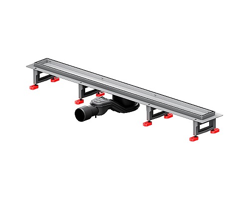 Душевой лоток AM.PM MasterFlow 80 W01SC-U11-080-04SB с решеткой Хром матовый / под плитку Tile