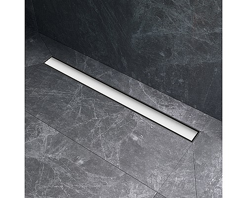 Душевой лоток AM.PM MasterFlow 80 W01SC-U11-080-04SB с решеткой Хром матовый / под плитку Tile