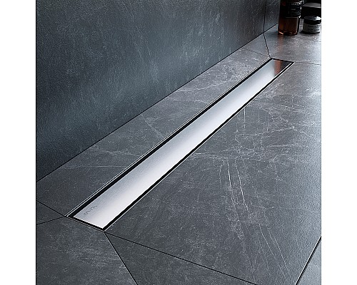 Душевой лоток AM.PM MasterFlow 80 W01SC-U11-080-04SB с решеткой Хром матовый / под плитку Tile