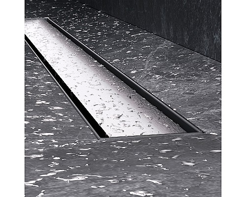 Душевой лоток AM.PM MasterFlow 80 W01SC-U11-080-04SB с решеткой Хром матовый / под плитку Tile