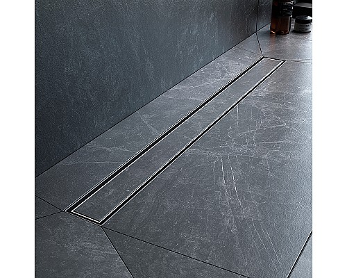 Душевой лоток AM.PM MasterFlow 80 W01SC-U11-080-04SB с решеткой Хром матовый / под плитку Tile