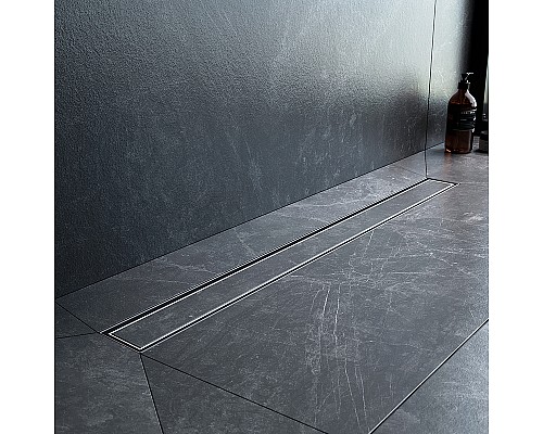 Душевой лоток AM.PM MasterFlow 80 W01SC-U11-080-04SB с решеткой Хром матовый / под плитку Tile