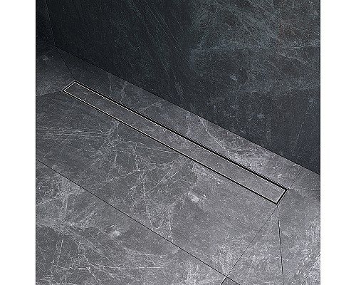 Душевой лоток AM.PM MasterFlow 80 W01SC-U11-080-04SB с решеткой Хром матовый / под плитку Tile