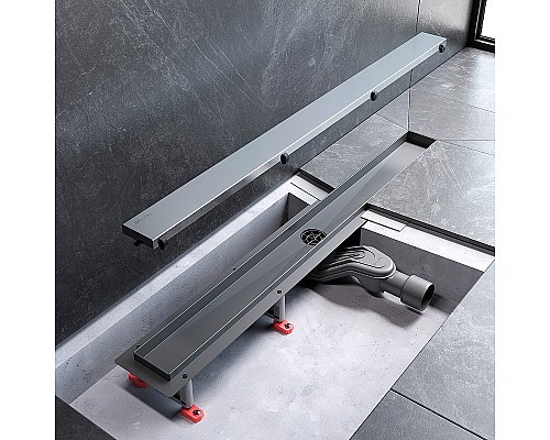 Душевой лоток AM.PM MasterFlow 80 W01SC-U11-080-04SB с решеткой Хром матовый / под плитку Tile