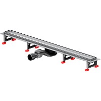 Душевой лоток AM.PM MasterFlow 90 W01SC-U11-090-04SB с решеткой Хром матовый / под плитку Tile