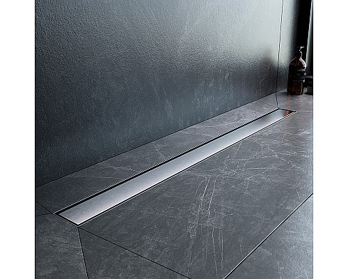 Душевой лоток AM.PM MasterFlow 90 W01SC-U11-090-04SB с решеткой Хром матовый / под плитку Tile