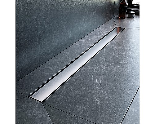 Душевой лоток AM.PM MasterFlow 90 W01SC-U11-090-04SB с решеткой Хром матовый / под плитку Tile