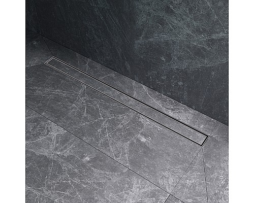 Душевой лоток AM.PM MasterFlow 90 W01SC-U11-090-04SB с решеткой Хром матовый / под плитку Tile