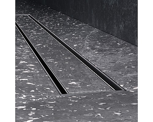 Душевой лоток AM.PM MasterFlow 90 W01SC-U11-090-04SB с решеткой Хром матовый / под плитку Tile