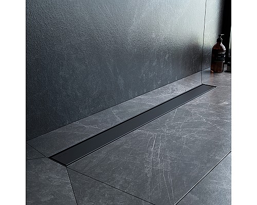 Душевой лоток AM.PM MasterFlow 80 W01SC-U11-080-04BM с Черной матовой решеткой / под плитку Tile