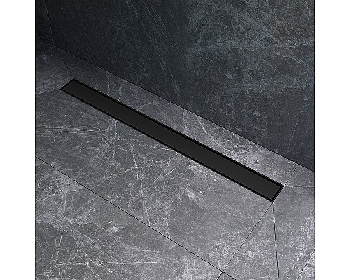 Душевой лоток AM.PM MasterFlow 80 W01SC-U11-080-04BM с Черной матовой решеткой / под плитку Tile