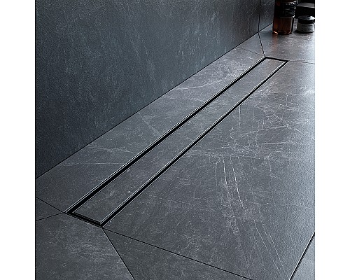 Душевой лоток AM.PM MasterFlow 80 W01SC-U11-080-04BM с Черной матовой решеткой / под плитку Tile