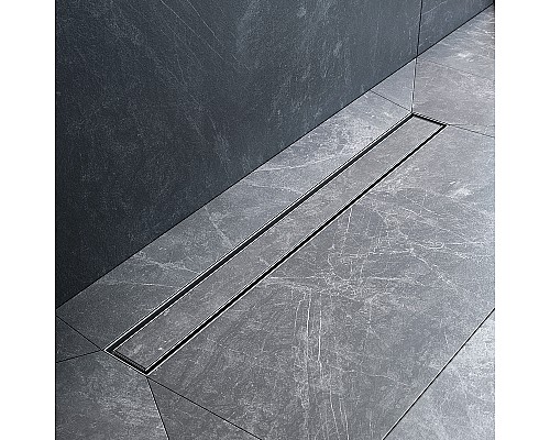 Душевой лоток AM.PM MasterFlow 80 W01SC-U11-080-04BM с Черной матовой решеткой / под плитку Tile