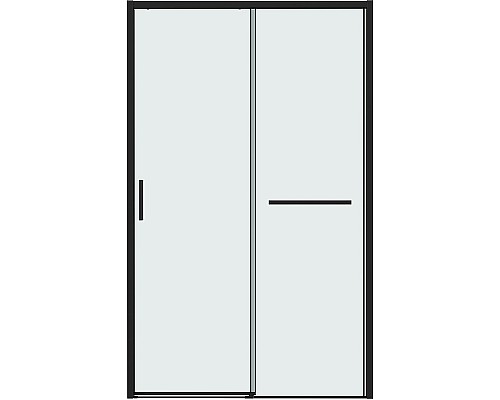Душевая дверь Grossman Style 110 100.K33.05.110.21.00 профиль Черный матовый стекло прозрачное