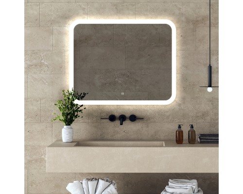 Зеркало Abber See 100 AG6109SL-1.0 с подсветкой с сенсорным выключателем и диммером