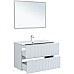 Тумба под раковину Aquanet Джейн 100 313288 подвесная Белая матовая