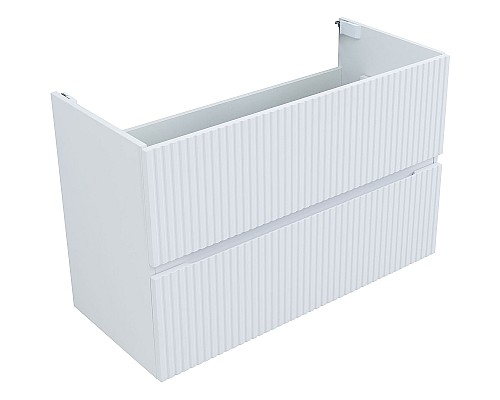 Тумба под раковину Aquanet Джейн 100 313288 подвесная Белая матовая