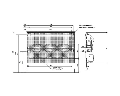 Тумба под раковину Aquanet Джейн 100 313288 подвесная Белая матовая