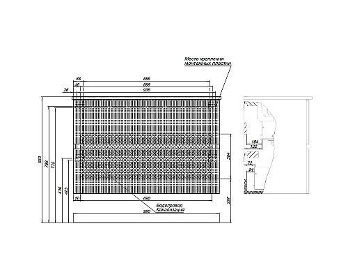 Тумба под раковину Aquanet Джейн 100 313288 подвесная Белая матовая